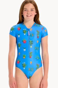 Rashies & Sunsuits^Seafolly Girls Girls Playa Bonita Sunsuit Blue