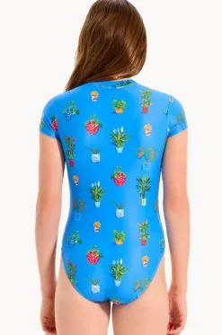 Rashies & Sunsuits^Seafolly Girls Girls Playa Bonita Sunsuit Blue