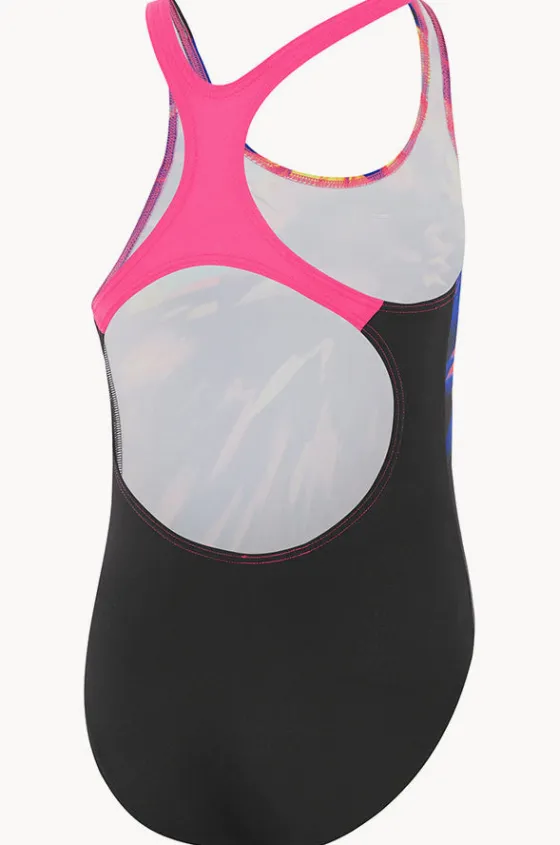 One Pieces|One Pieces^Speedo Girls Powerstrike One Piece Black/Multi