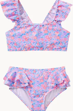 Bikini Sets^Milky Girls Pretty Posy Crop Set Pink/blue