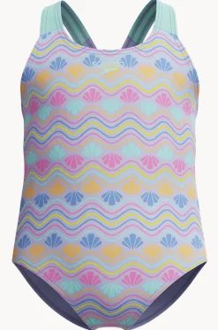 One Pieces^Speedo Girls Print One Piece Lavender