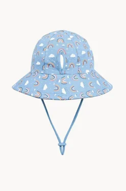 Hats^Bedhead Girls Rainbow Ponytail Bucket Hat Chambray