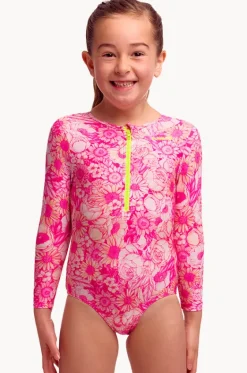 Rashies & Sunsuits|Rashies & Sunsuits^Funkita Girls Rosie Cheeky Sunsuit Pink