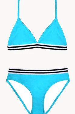 Bikini Sets^Salty Ink Girls Salty Tri Set Aqua