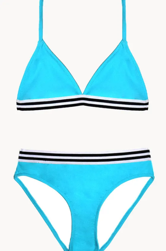 Bikini Sets^Salty Ink Girls Salty Tri Set Aqua