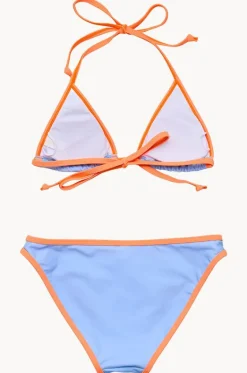 Bikini Sets^Snapper Rock Girls Sea Sorbet Tri Set Blue/orange