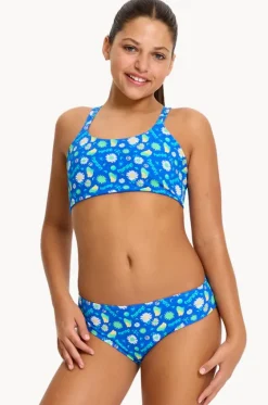 Bikini Sets|Period Swimwear^Modibodi Girls Smileyworld Boho Botanical Crop Set Blue