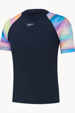 Rashies & Sunsuits^Speedo Girls Solid Suntop Peacoat