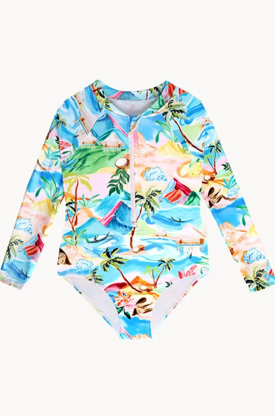 Rashies & Sunsuits^Seafolly Girls Girls South Pacific Sunsuit Multi