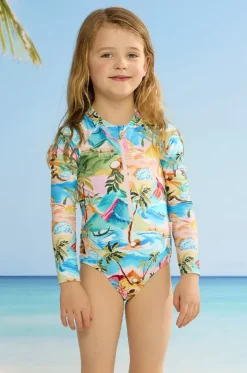 Rashies & Sunsuits^Seafolly Girls Girls South Pacific Sunsuit Multi