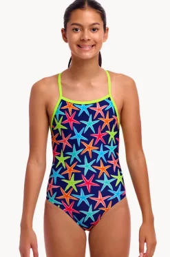 One Pieces^Funkita Girls Starry Night Strapped In One Piece Navy/multi