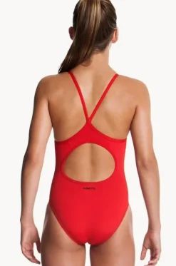 One Pieces^Funkita Girls Still Diamond Back One Piece Red