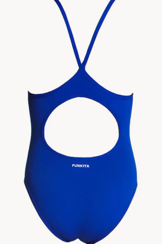 One Pieces^Funkita Girls Still Speed Diamond Back One Piece Blue