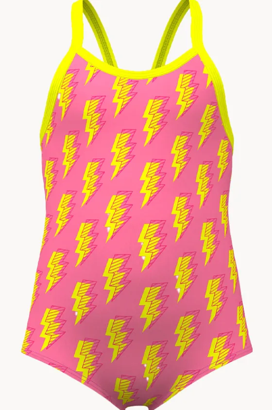 One Pieces^Funkita Girls Stunner One Piece Pink/yellow