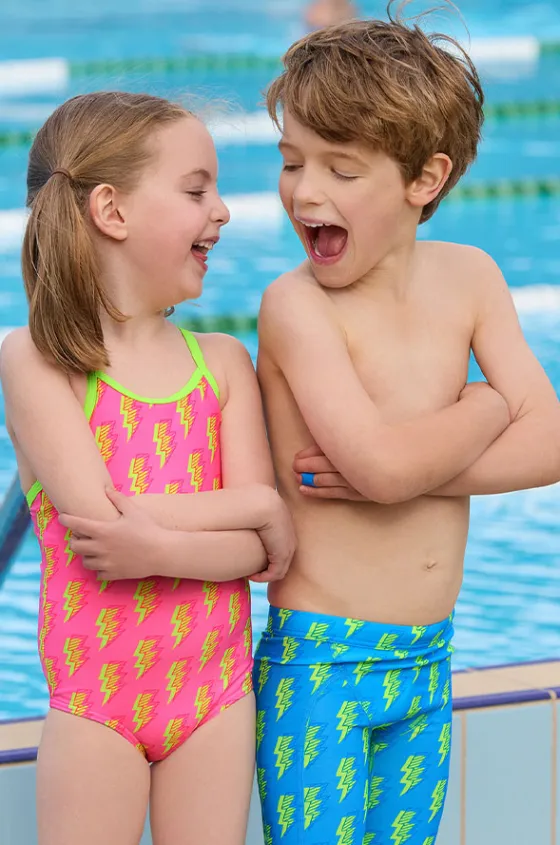 One Pieces^Funkita Girls Stunner One Piece Pink/yellow