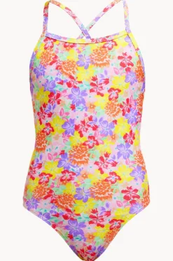 One Pieces^Funkita Girls Tie Me Tight One Piece Summer garden