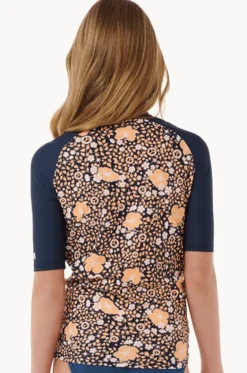 Rashies & Sunsuits^Rip Curl Girls Summer Sol Short Sleeve Suntop Navy