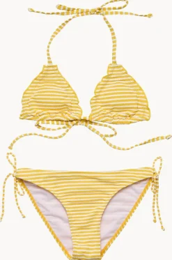 Bikini Sets^Snapper Rock Girls Sunshine Stripe Tri Set Yellow
