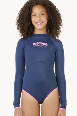 Rashies & Sunsuits^Rip Curl Girls Surf Puff Sunsuit Navy