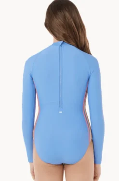 Rashies & Sunsuits^Rip Curl Girls Surf Revival Long Sleeve Sunsuit Blue