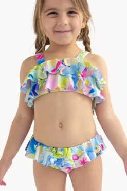 Bikini Sets^Seafolly Girls Girls Surrealism Frill Crop Set Multi