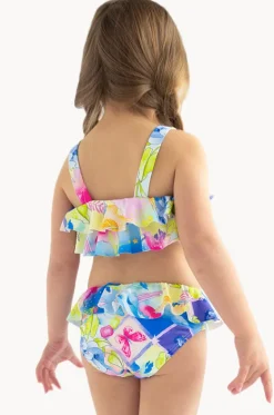Bikini Sets^Seafolly Girls Girls Surrealism Frill Crop Set Multi