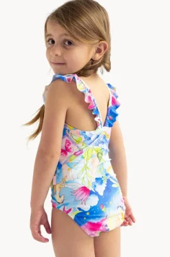 One Pieces^Seafolly Girls Girls Surrealism Frill One Piece Multi