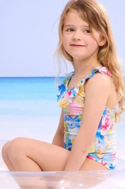 One Pieces^Seafolly Girls Girls Surrealism Frill One Piece Multi