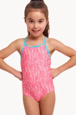 One Pieces^Funkita Girls Sweet Releaf One Piece Pink/white