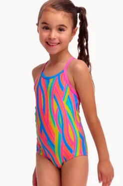 One Pieces^Funkita Girls Swirly Straws One Piece Multi