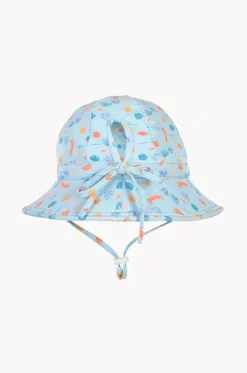 Hats^Acorn Girls Tropical Reef Swim Hat Aqua