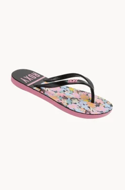 Footwear^Roxy Girls Viva Stamp II Thong Black/Multi