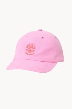 Hats^Rip Curl Girls Washed Twill Cap Taffy pink