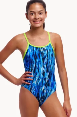 One Pieces^Funkita Girls Wing Streak Diamond Back One Piece Blue
