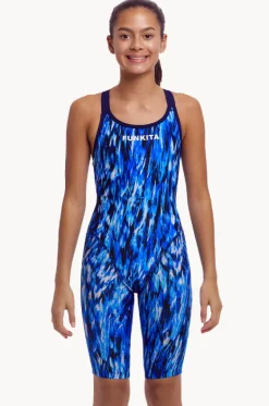 Legsuits^Funkita Girls Wing Streak Fast Legs One Piece Blue
