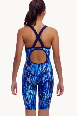 Legsuits^Funkita Girls Wing Streak Fast Legs One Piece Blue
