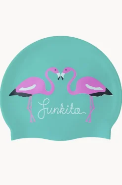 Swim Caps^Funkita Go Flamingo Swim Cap Teal/pink