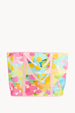 Beach Bags|Bags^Annabel Trends Good Vibes Jumbo Beach Bag Pink/multi