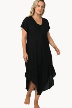 Dresses^Bodacious Great Harbour Cap Sleeve Dress Black