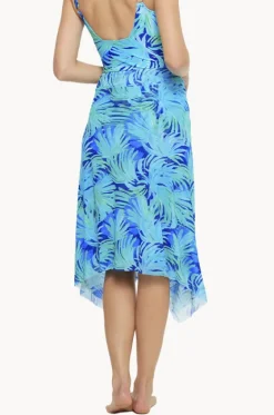 Sarongs^Togs Swimwear Havana Mesh Frill Skirt Green/blue