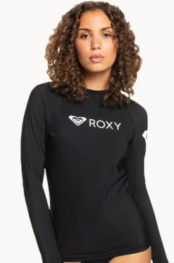 Rashies & Sunsuits^Roxy Heater Suntop BLACK
