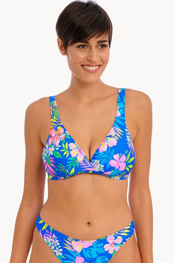 Bikini Tops^Freya Hot Tropics Moulded Tri Blue