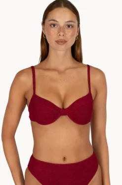 Bikini Tops^Baku Ibiza B/C Cup Underwire Bra Scarlet