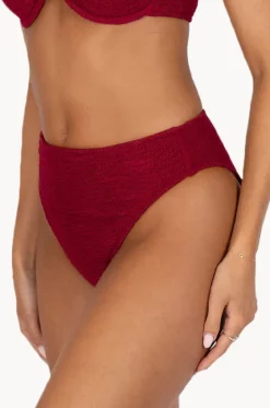 Bottoms^Baku Ibiza High Leg Pant Scarlet