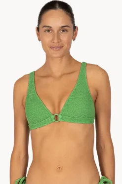 Bikini Tops^Baku Ibiza Ring Front Bra Moss