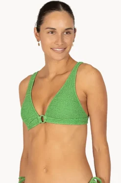 Bikini Tops^Baku Ibiza Ring Front Bra Moss