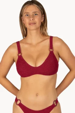 Bikini Tops^Baku Ibiza Scoop Bralette Scarlet