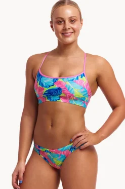 Bikini Sets^Funkita I'm Leaving Crop Set Blue/pink