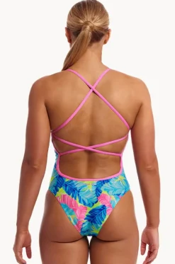 One Pieces^Funkita I'm Leaving Strapped In One Piece Blue/pink