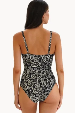 One Pieces^Moontide Imperial F/G Cup Wrap Front One Piece Black